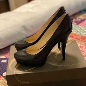 Enzo Angiolini Platform Zipper Heels - Size 9